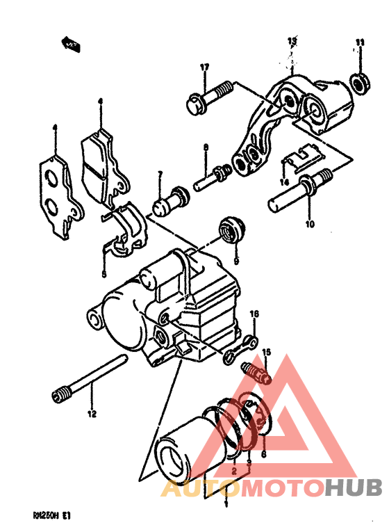 Передний суппорт