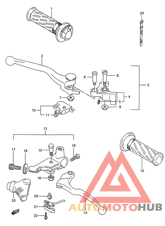 Рулевой рычаг