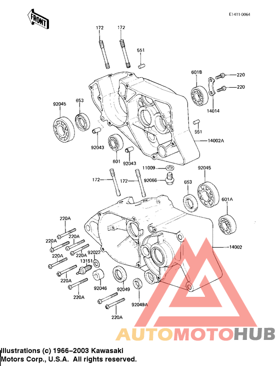 Картер двигателя