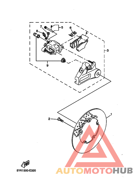 Задний суппорт