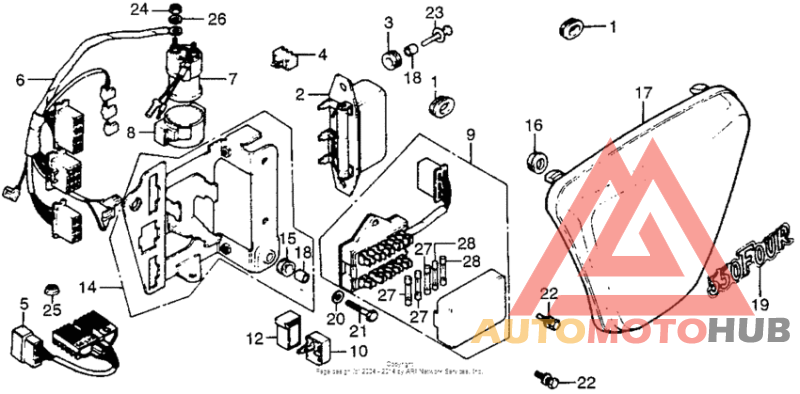 Left side cover + electric plate