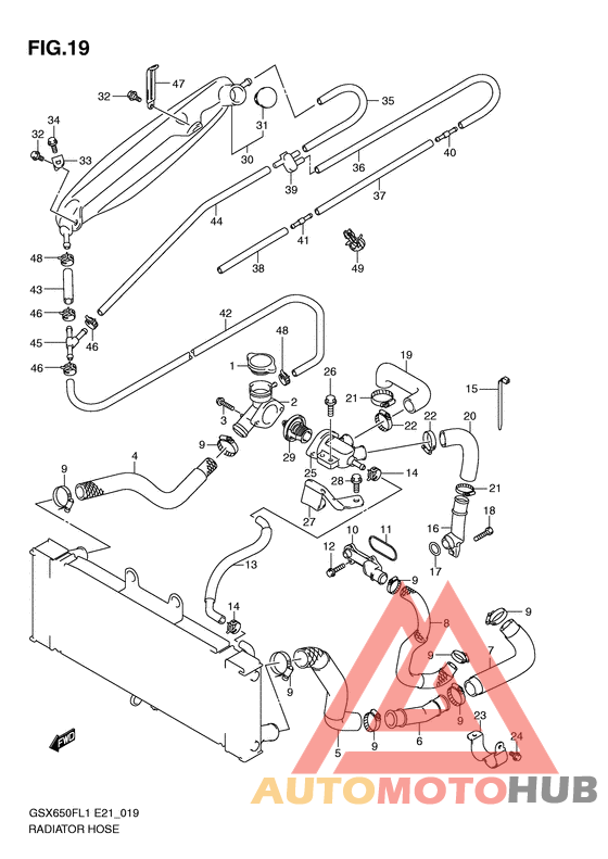 Радиатор hose