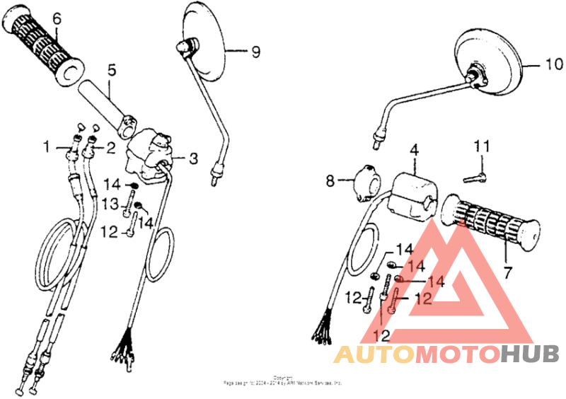 Handle switch + cable