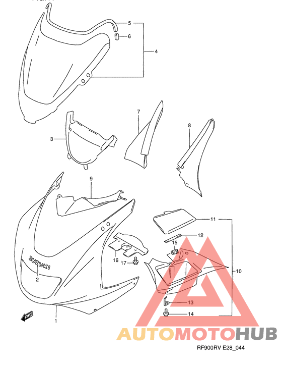 Cowling body