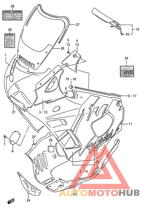 Cowling body