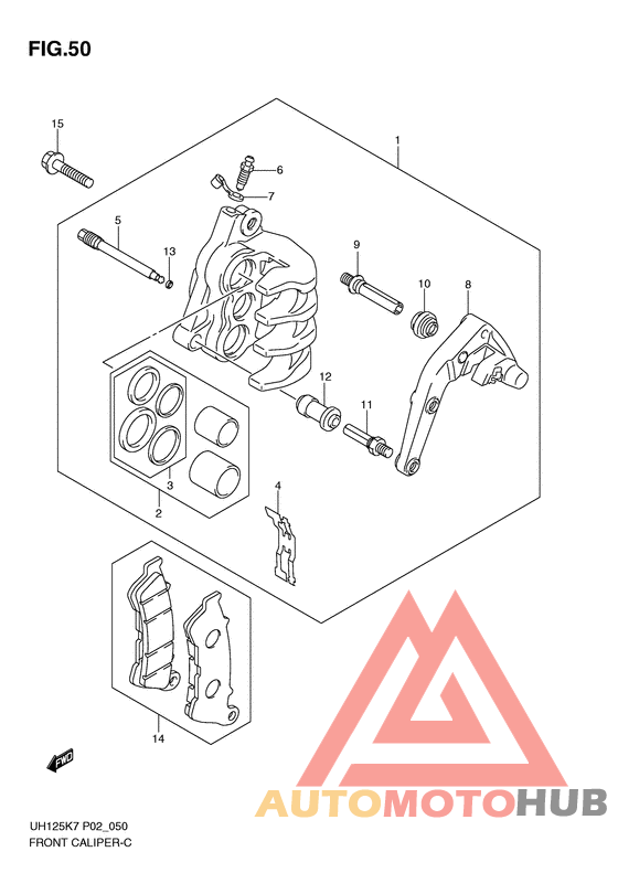 Передний суппорт