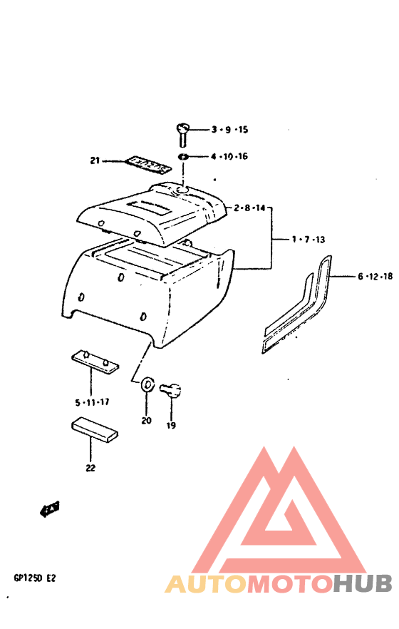 Обтекатель сидения