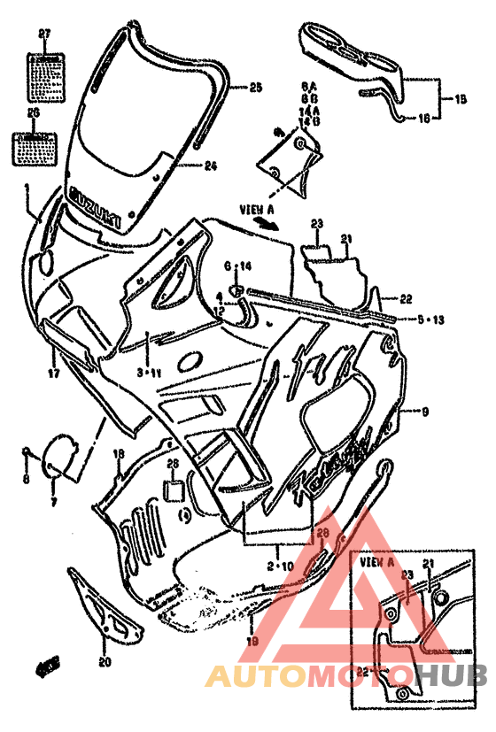 Cowling body