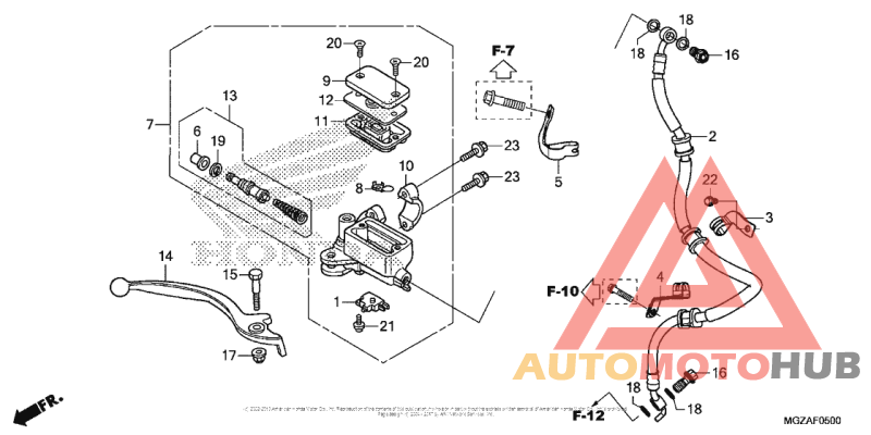Front Brake Master Cylinder (Std)