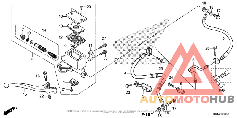 Front Brake Master Cylinder (Nss300)