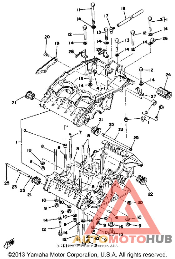 Картер двигателя