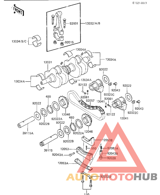 Crankshaft/balancer