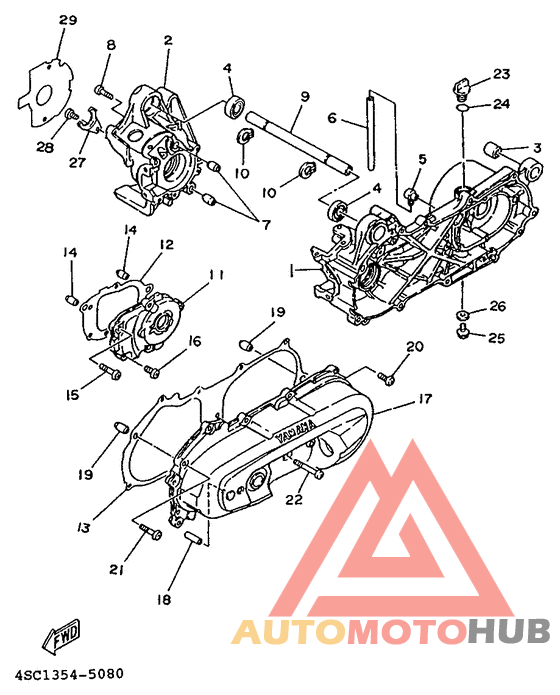 Картер двигателя