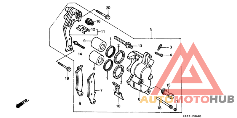Передний суппорт