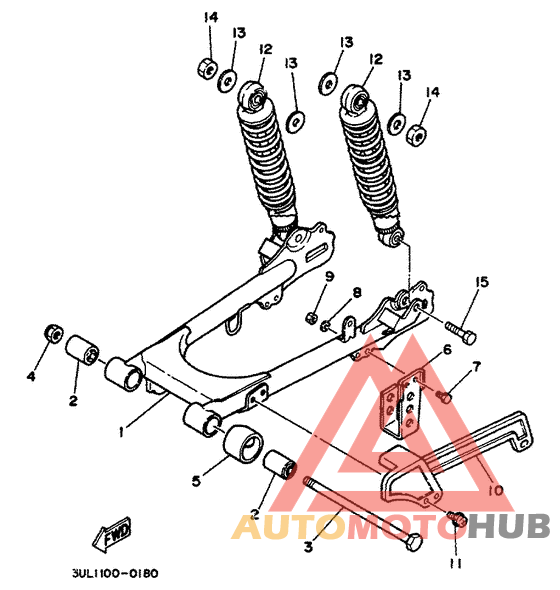 Rear arm. suspension