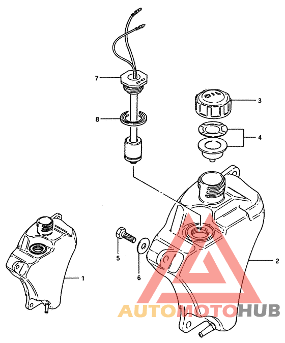 Бак масляный