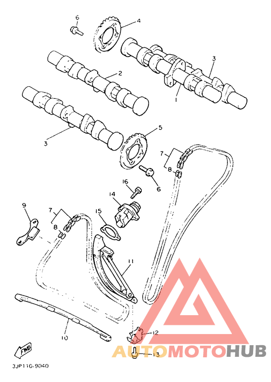 Camshaft. chain