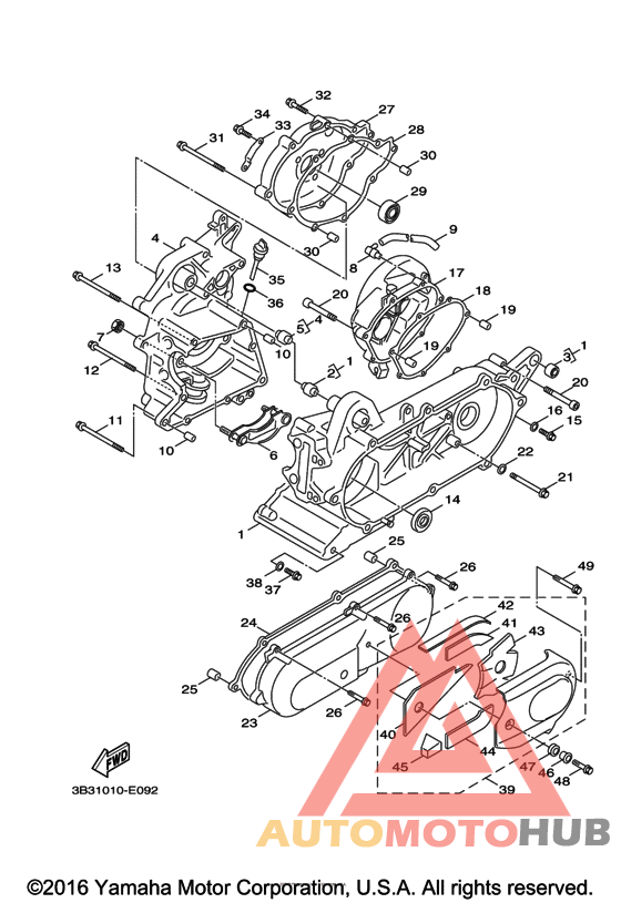 Картер двигателя