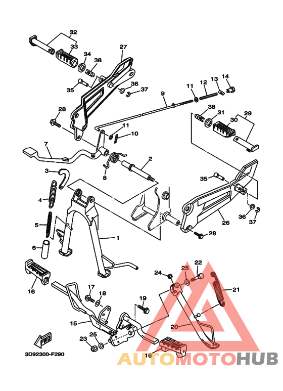 Support & repose pied