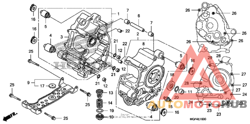 Картер двигателя