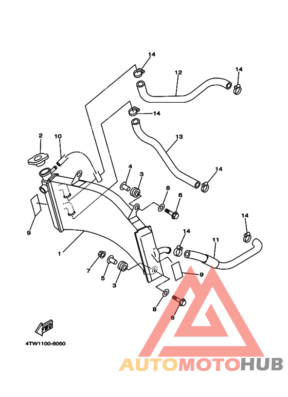 Радиатор hose