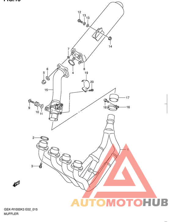 Muffler comp