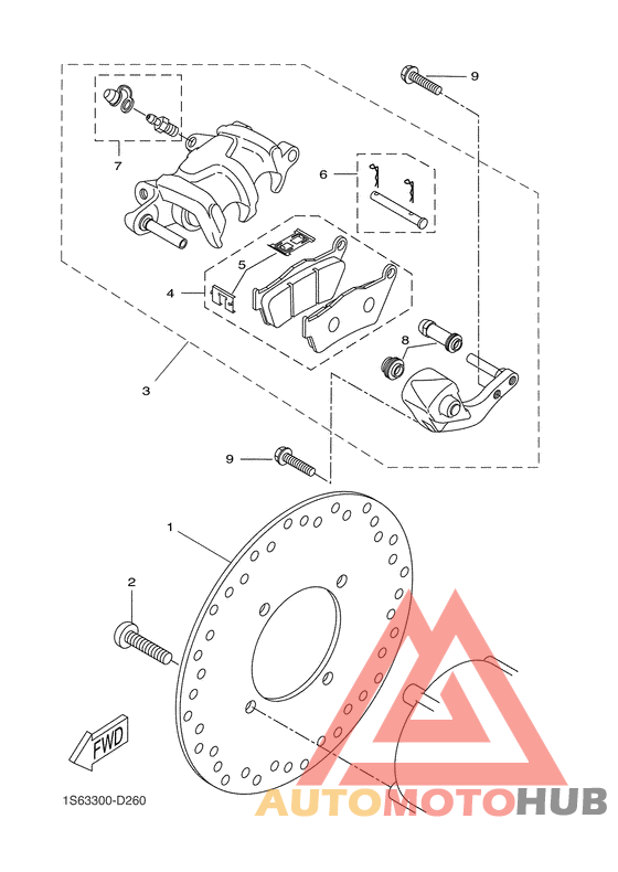 Задний суппорт