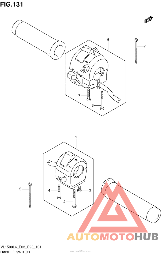 Handle Switch (Vl1500Bl4 E33)
