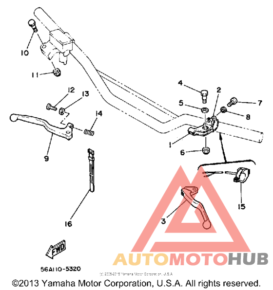 Handle switch - lever