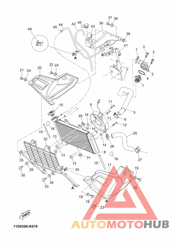 Радиатор и шланг
