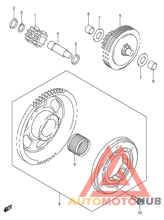 Муфта стартера