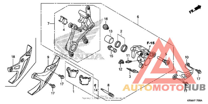 Задний суппорт