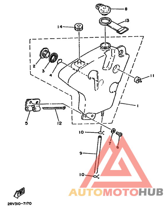 Бак масляный