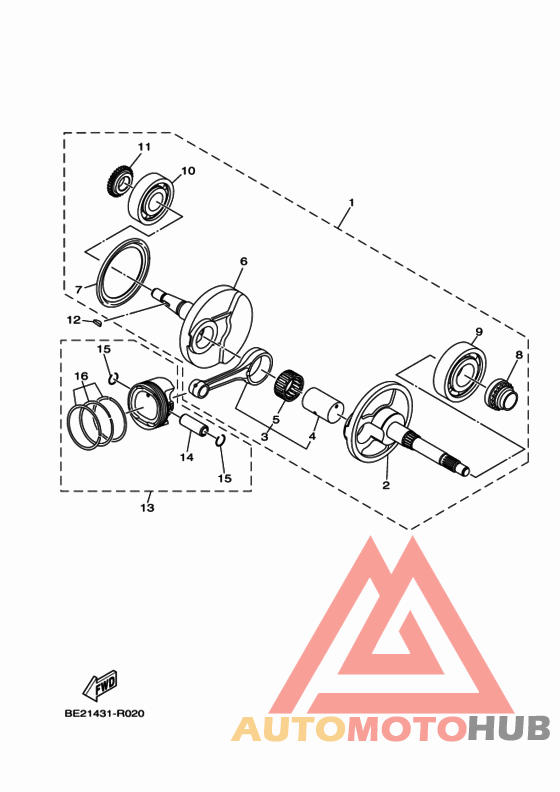 Crankshaft & piston