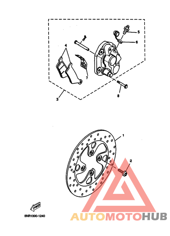 Передний суппорт