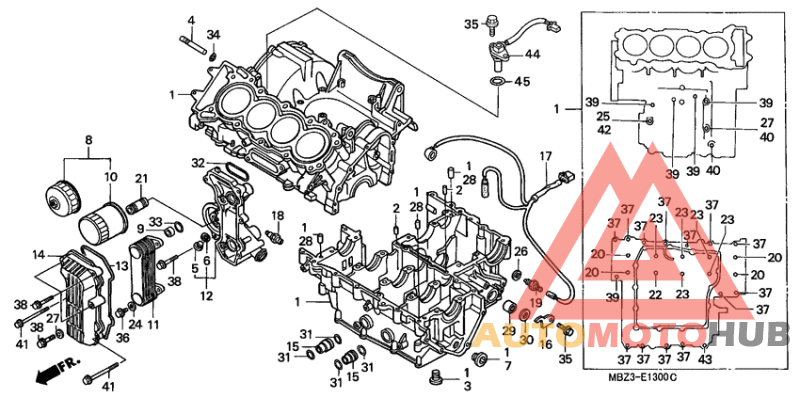 Картер двигателя