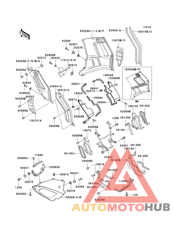 Cowling lowers(1/3)(zg1000-a2/a3/a3a)