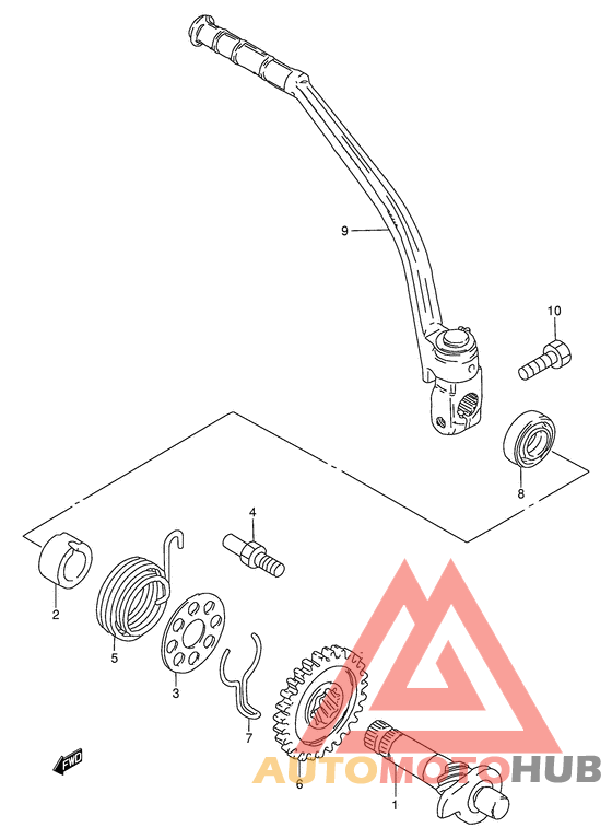 Ножной стартер