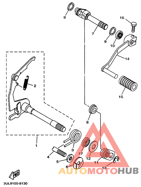 Вал переключения