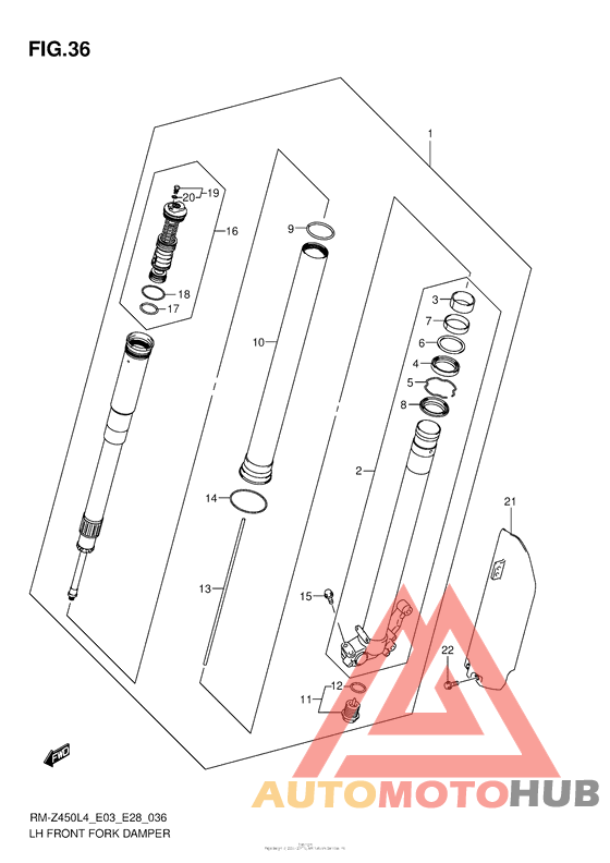 Lh Front Fork Damper