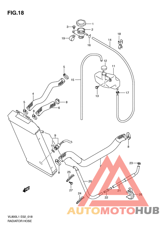 Радиатор hose