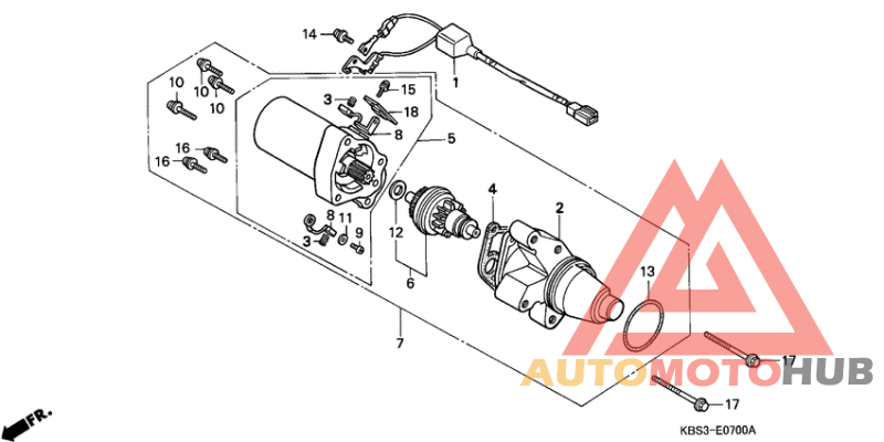Стартерный мотор