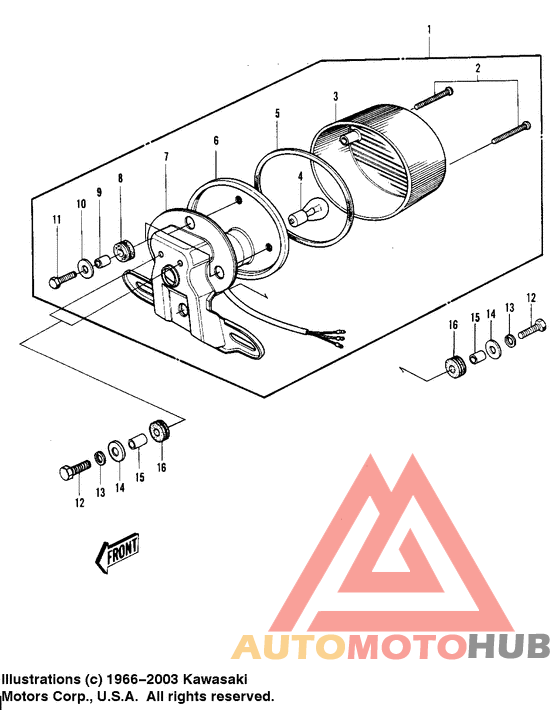 Taillight unit ass`y