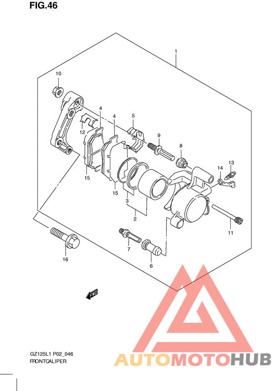 Передний суппорт