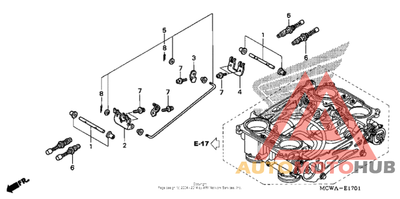 Throttle body (component parts)