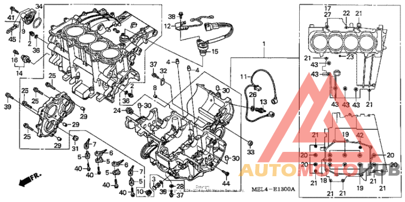 Картер двигателя