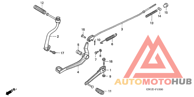 Brake pedal assy
