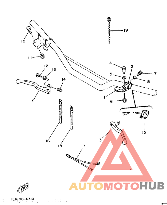 Handle switch. lever