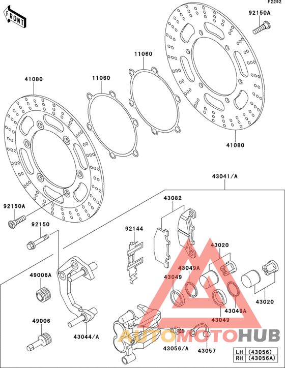 Передний тормоз