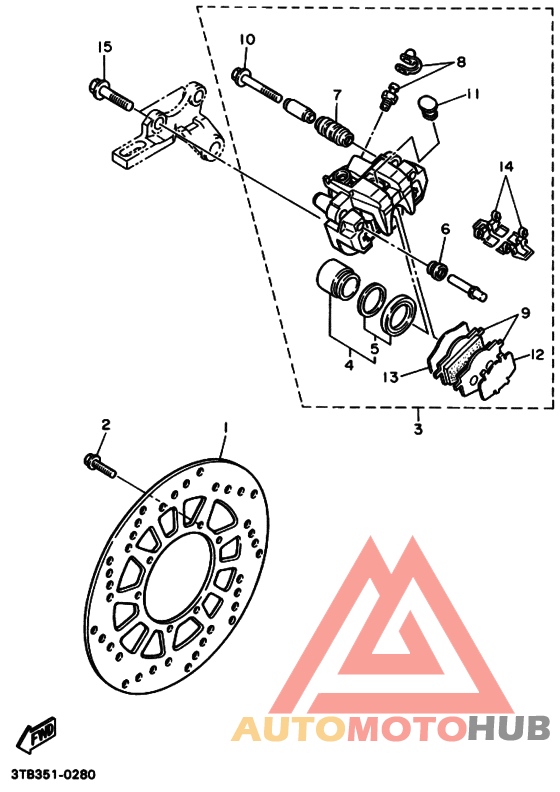 Задний суппорт